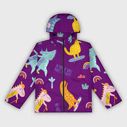 Ветровка с капюшоном женская No rules, цвет: 3D-черный