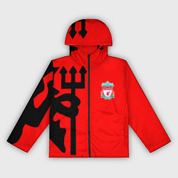 Ветровка с капюшоном женская Liverpool fc sport steel, цвет: 3D-черный