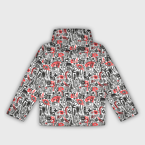 Женская ветровка Узоры абстрактные / 3D-Белый – фото 2