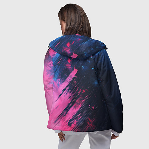 Женская ветровка The First Descendant - Texture / 3D-Черный – фото 4