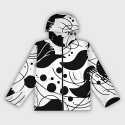 Ветровка с капюшоном женская Fashion abstraction - ai art fantasy, цвет: 3D-черный