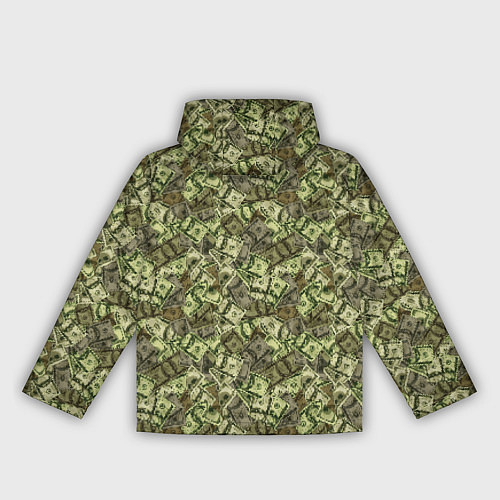 Женская ветровка Милитари деньги / 3D-Черный – фото 2