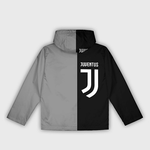 Женская ветровка Ювентус геометрия / 3D-Белый – фото 2