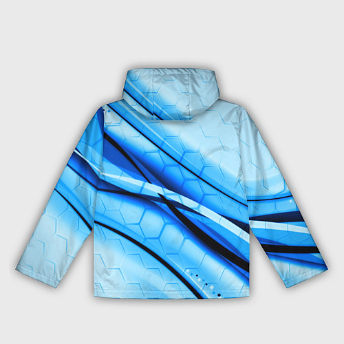 Женская ветровка Герб РФ соты текстура / 3D-Белый – фото 2