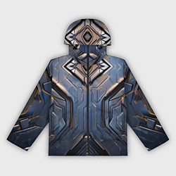 Ветровка с капюшоном женская Стальная броня землянина, цвет: 3D-черный