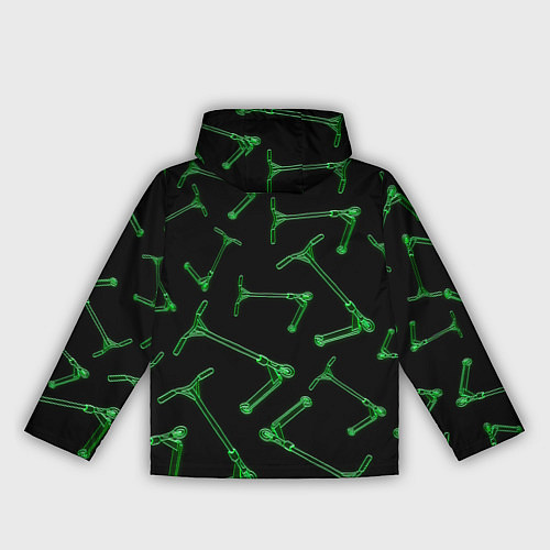 Женская ветровка Неоновые самокаты / 3D-Черный – фото 2