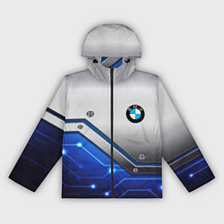 Ветровка с капюшоном женская BMW geometry nano, цвет: 3D-черный