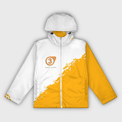 Ветровка с капюшоном женская Half life 3 краски, цвет: 3D-белый