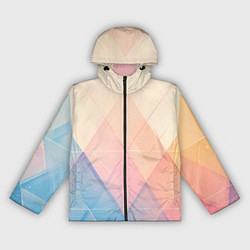 Ветровка с капюшоном женская Abstract art - triangle, цвет: 3D-черный