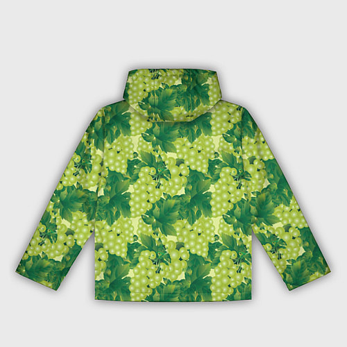 Женская ветровка Виноградный цветной паттерн / 3D-Белый – фото 2