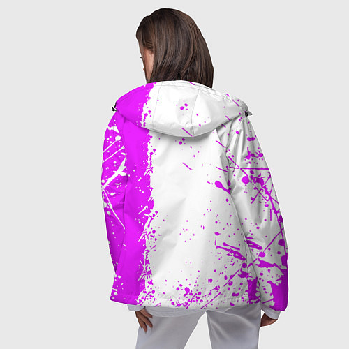 Женская ветровка Fortnite pink color / 3D-Черный – фото 4