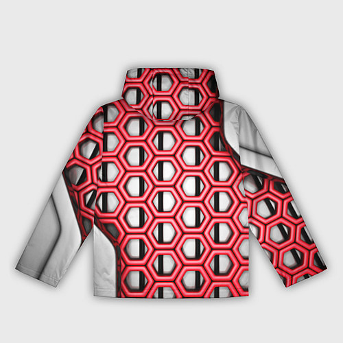 Женская ветровка Россия герб сетка метала / 3D-Белый – фото 2