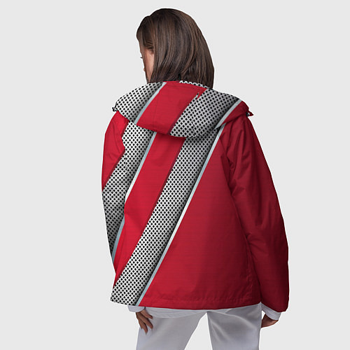 Женская ветровка Mercedes carbon / 3D-Черный – фото 4