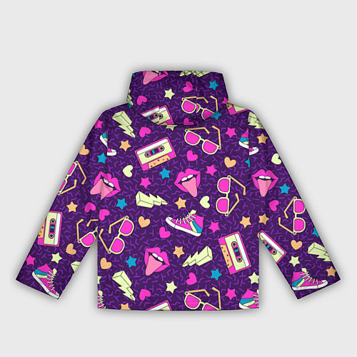 Женская ветровка Ностальгия 90 паттерн / 3D-Белый – фото 2