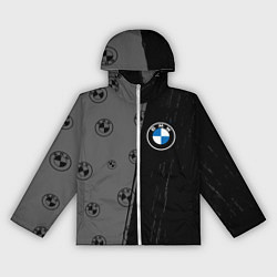 Ветровка с капюшоном женская Bmw performance Темный, цвет: 3D-белый