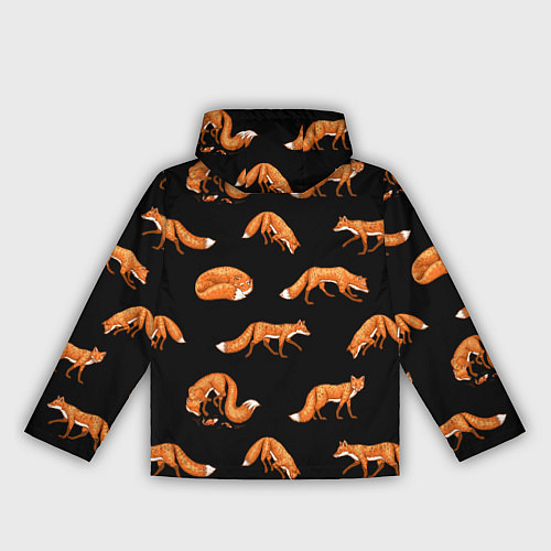 Женская ветровка Лисий паттерн / 3D-Белый – фото 2