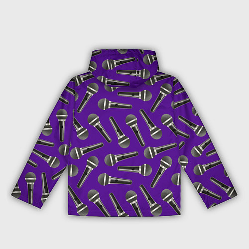 Женская ветровка Ретро микрофоны / 3D-Белый – фото 2