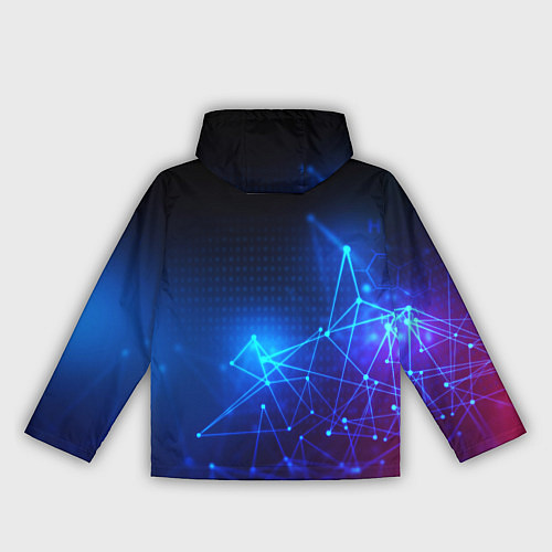 Женская ветровка Герб РФ абстракция текстура / 3D-Черный – фото 2