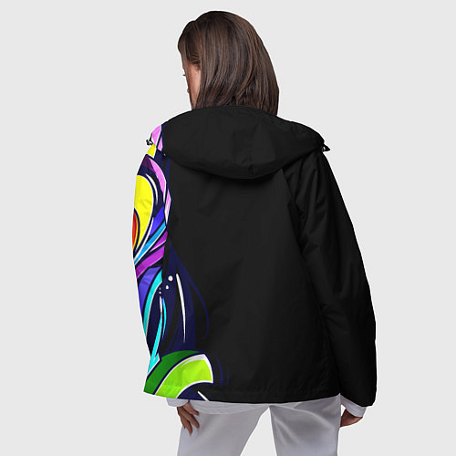 Женская ветровка Geon Enduro graffitti / 3D-Черный – фото 4
