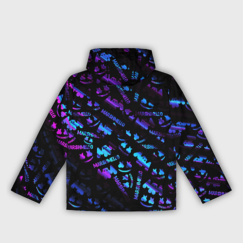 Женская ветровка Marshmello neon club / 3D-Черный – фото 2