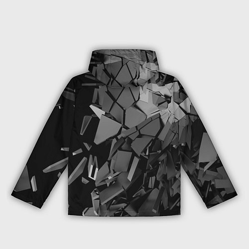 Женская ветровка Битое стекло / 3D-Черный – фото 2