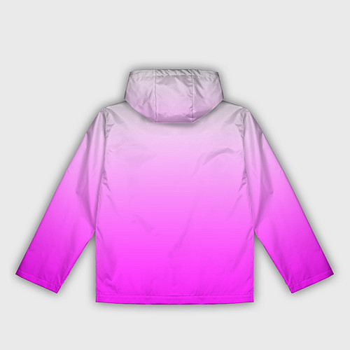 Женская ветровка Gradient color pink / 3D-Черный – фото 2
