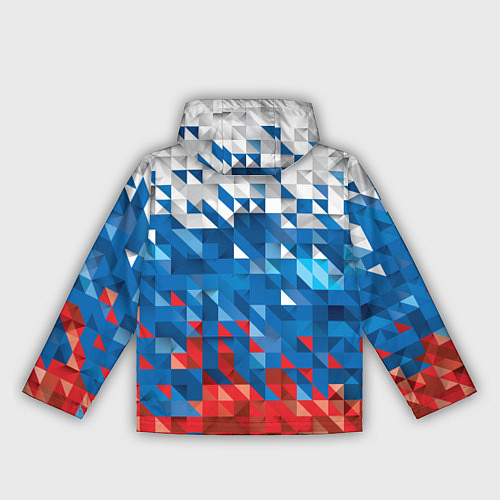 Женская ветровка Пиксельный флаг / 3D-Белый – фото 2