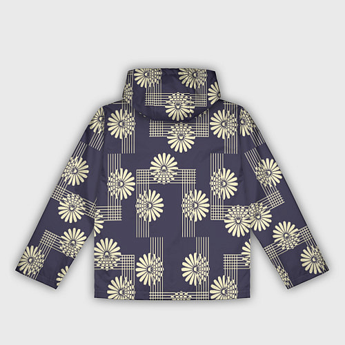 Женская ветровка Цветочный геометрический узор / 3D-Белый – фото 2