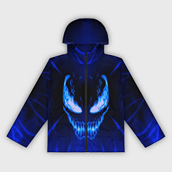 Ветровка с капюшоном женская Огненный Веном, цвет: 3D-черный