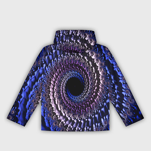 Женская ветровка Оптический стиль узор / 3D-Белый – фото 2