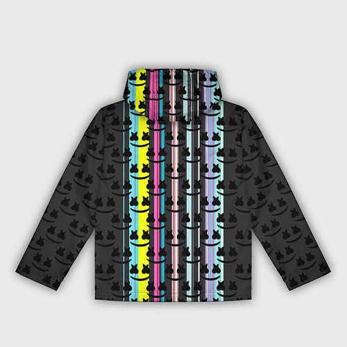 Женская ветровка Marshmello dj pattern line / 3D-Черный – фото 2