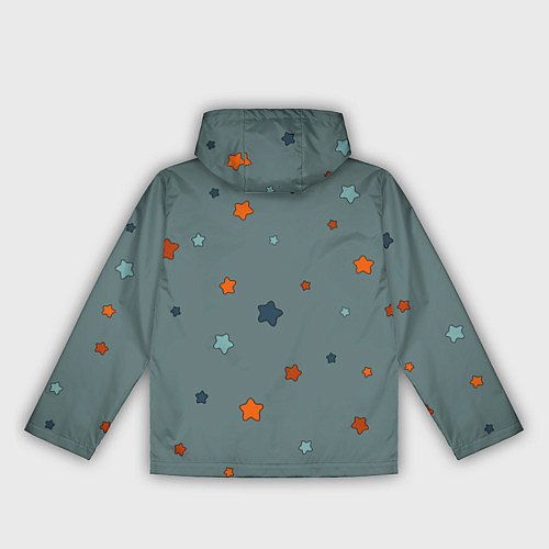 Женская ветровка Нарисованные звезды / 3D-Белый – фото 2