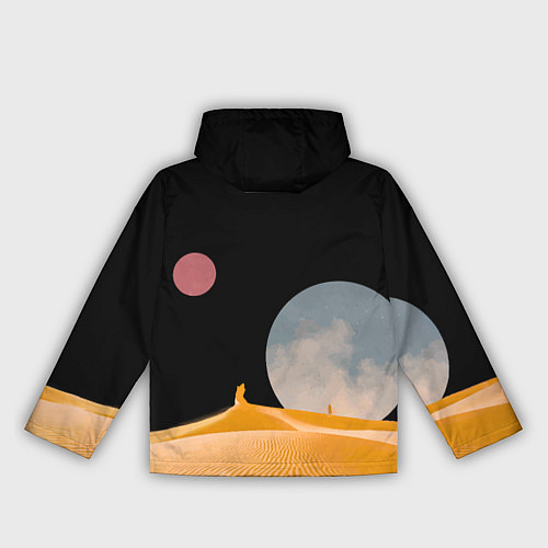 Женская ветровка Arrakis sandworm Dune / 3D-Белый – фото 2