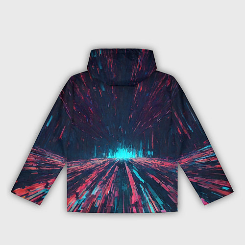 Женская ветровка Абстрактный путь в портал / 3D-Белый – фото 2