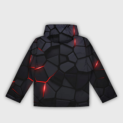 Женская ветровка Yamaha - плиты с эффектом свечения / 3D-Черный – фото 2