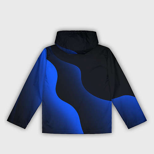 Женская ветровка Субару - синие волны / 3D-Белый – фото 2