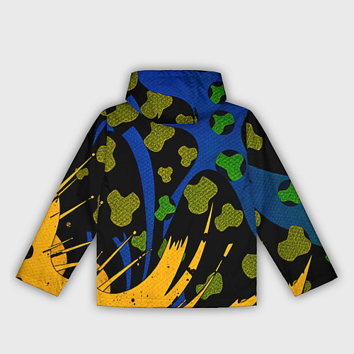 Женская ветровка Абстрактные пятна леопарда / 3D-Черный – фото 2