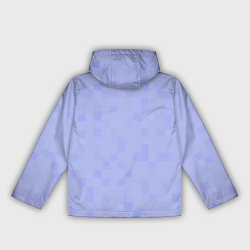 Женская ветровка Пиксельная клетка / 3D-Белый – фото 2