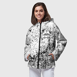 Ветровка с капюшоном женская Arctic Monkeys - Графический хаос, цвет: 3D-черный — фото 2