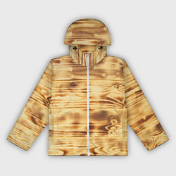 Ветровка с капюшоном женская Доски, цвет: 3D-белый