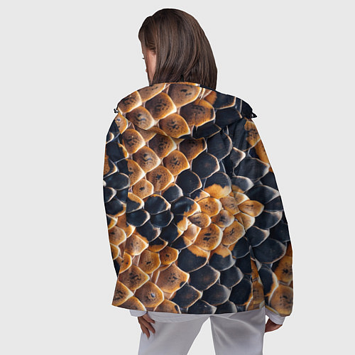 Женская ветровка Змеиный талисман / 3D-Черный – фото 4