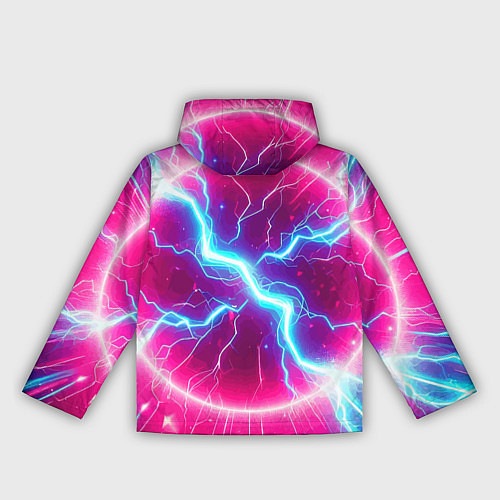 Женская ветровка Cyber tyrannosaurus is a cool skateboarder / 3D-Черный – фото 2