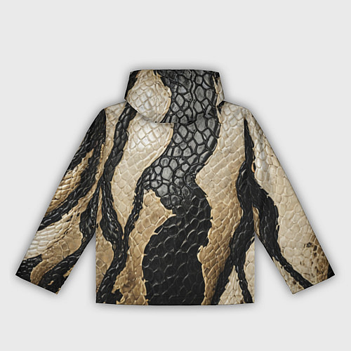Женская ветровка В коже рептилии / 3D-Белый – фото 2