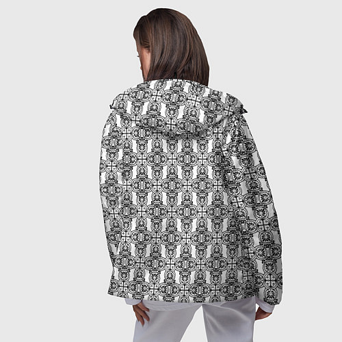 Женская ветровка Винтажный ажур / 3D-Черный – фото 4