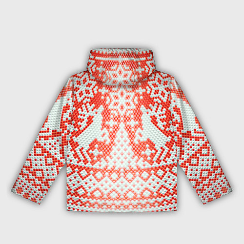 Женская ветровка Новогодняя шкура змеи / 3D-Белый – фото 2