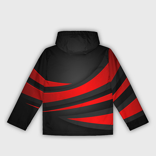 Женская ветровка Mitsubishi - красная волна / 3D-Белый – фото 2