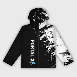 Женская ветровка Portal краски черно белый