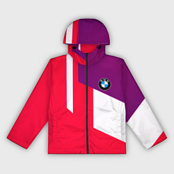 Ветровка с капюшоном женская BMW geometry sport, цвет: 3D-черный