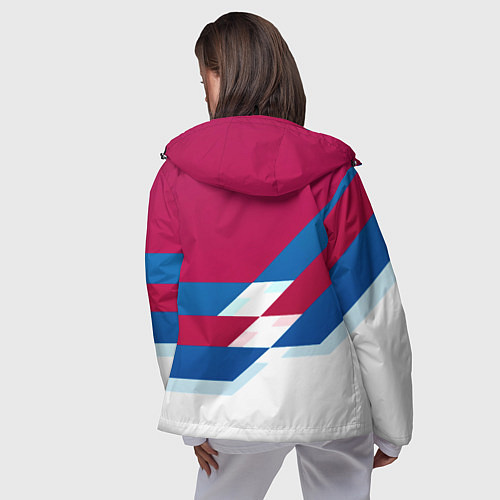 Женская ветровка Stalker geometry / 3D-Черный – фото 4