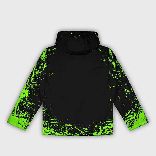 Женская ветровка Quake кислотные краски / 3D-Черный – фото 2